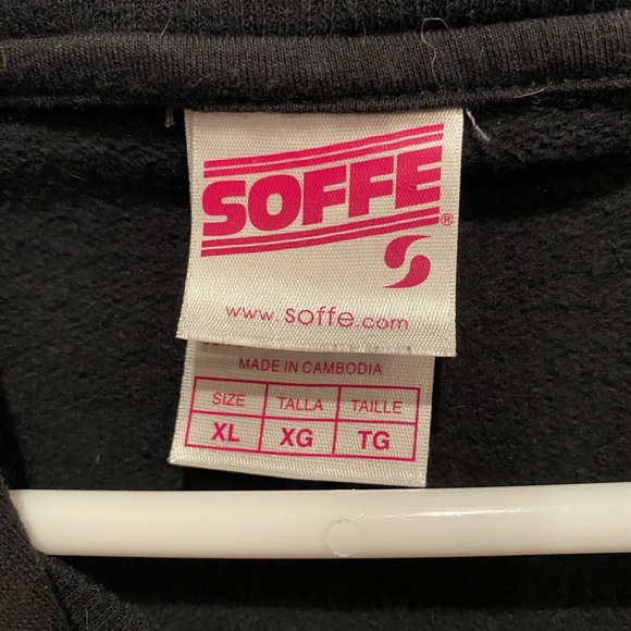 SOFFE Black hoodie, JUNIOR sizing - Picture 4 of 4